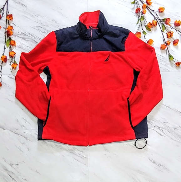 Nautica Other - Men's red fleece jacket